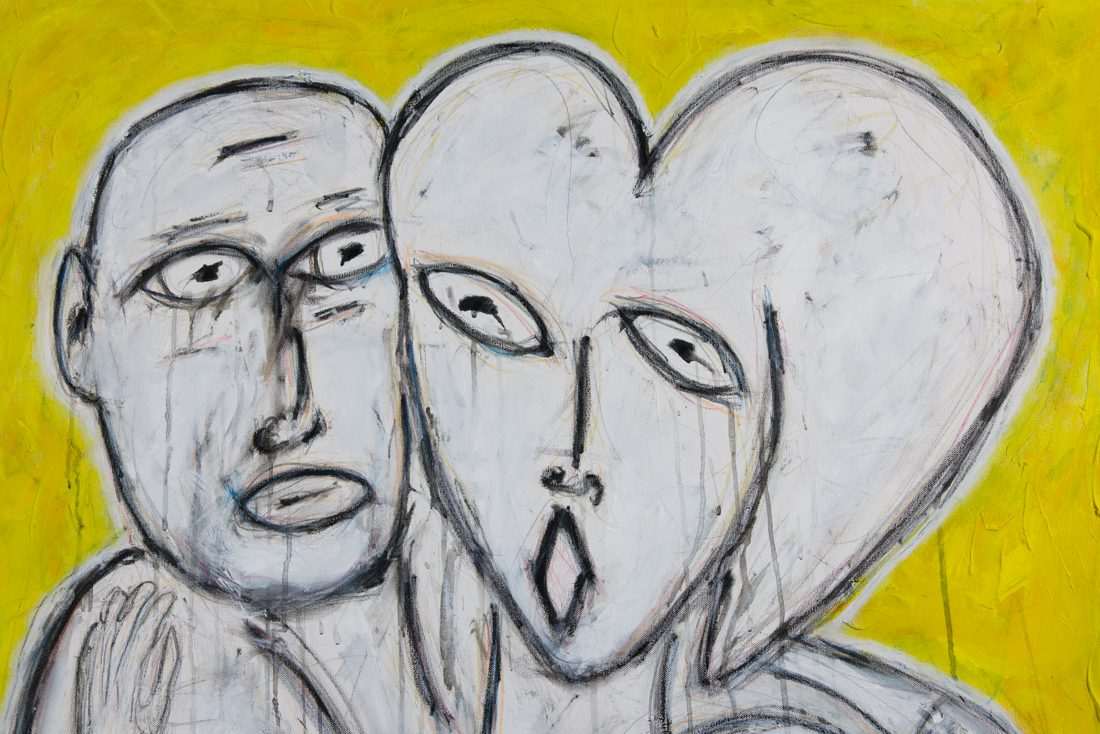 Faces and heads — central motif of the artist's practice